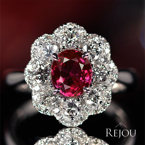 第326回抽選販売＞ビルマ産（ミャンマー産）非加熱ルビー 1.1ct