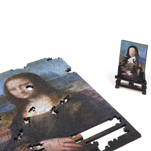 巨匠の破片 ダ・ヴィンチ パズルとフレームのセット – ご褒美パズル