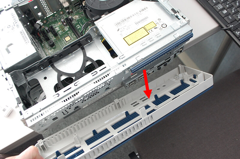 NEC Mate タイプMLのM.2 SSDを交換 SSDの取り方／レノボ デスクトップ