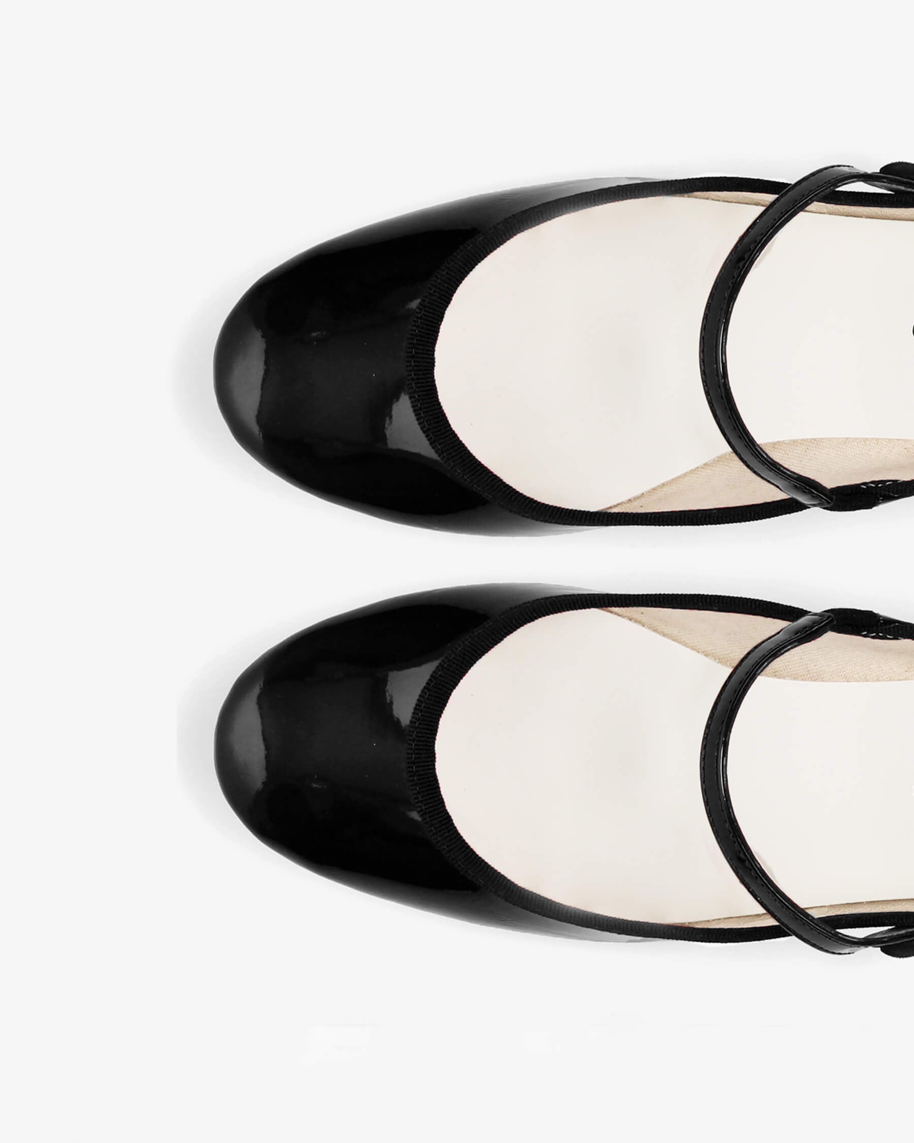 Rose Mary Janes Patent Black | Repetto