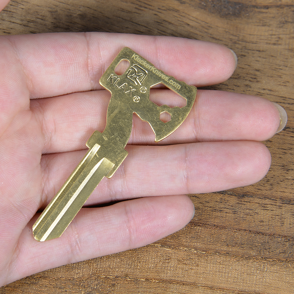 Klecker Knives ブランクキー KLAX ブラス | ミリタリーショップ