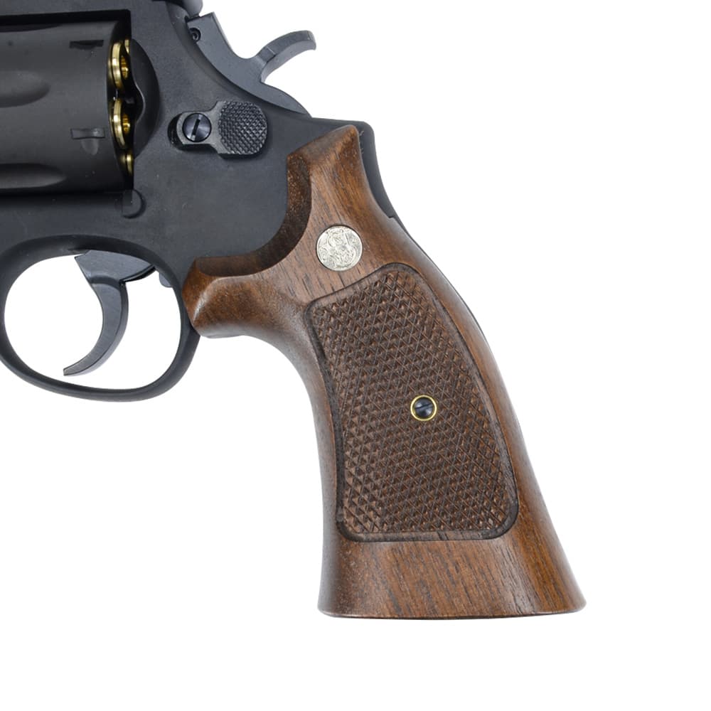 マルシン 発火式モデルガン S&W M586 4インチ 完成品 ブラックHW 木製