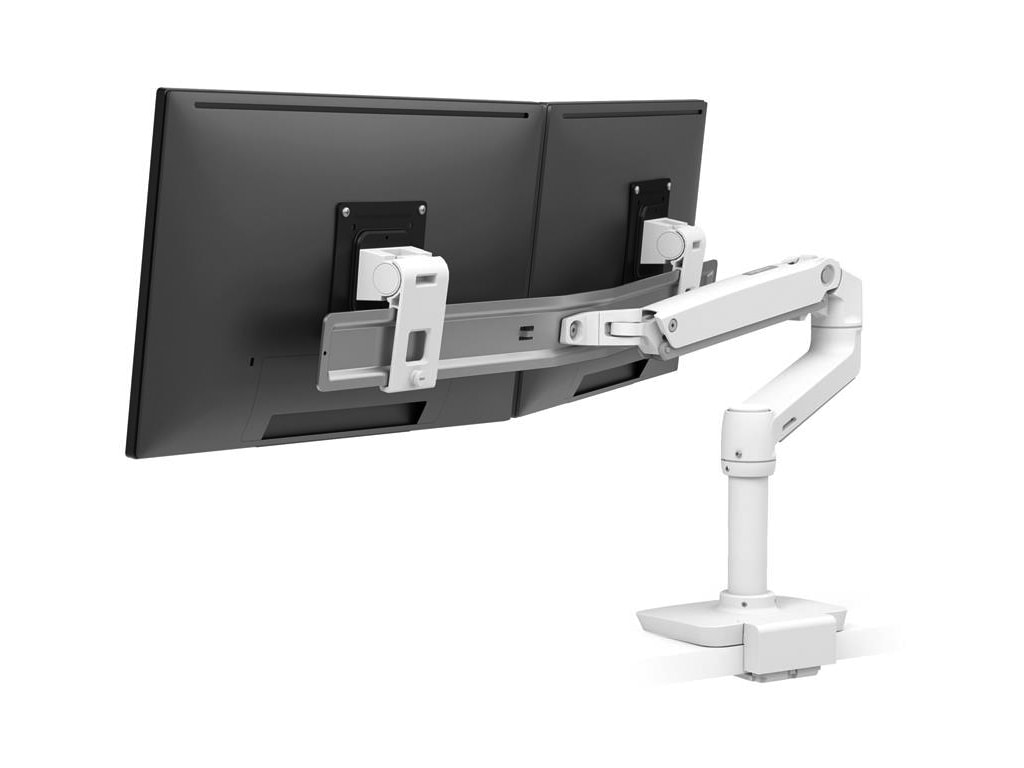 Ergotron 45-627-216 - LX Desk Dual Direct Arm w/Low-Profile Clamp