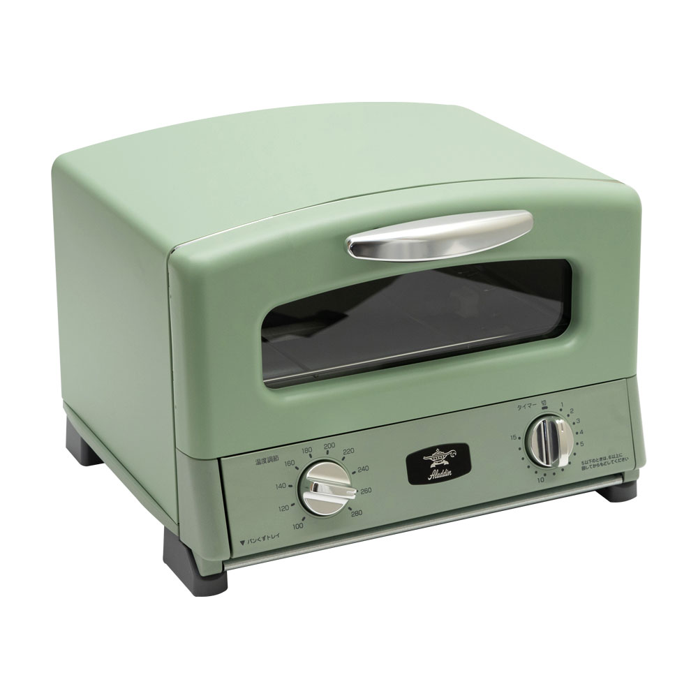 トースター アラジン オーブントースター グリーン ホワイト [92147-gr