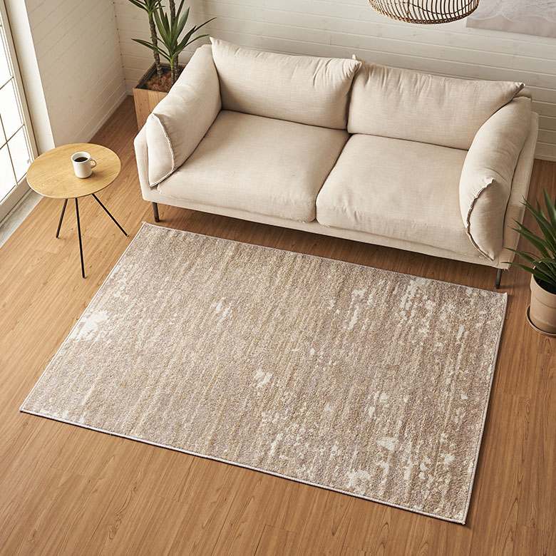 ラグ ラグマット ウィルトン織 アブストラクト エジプト製 約 130