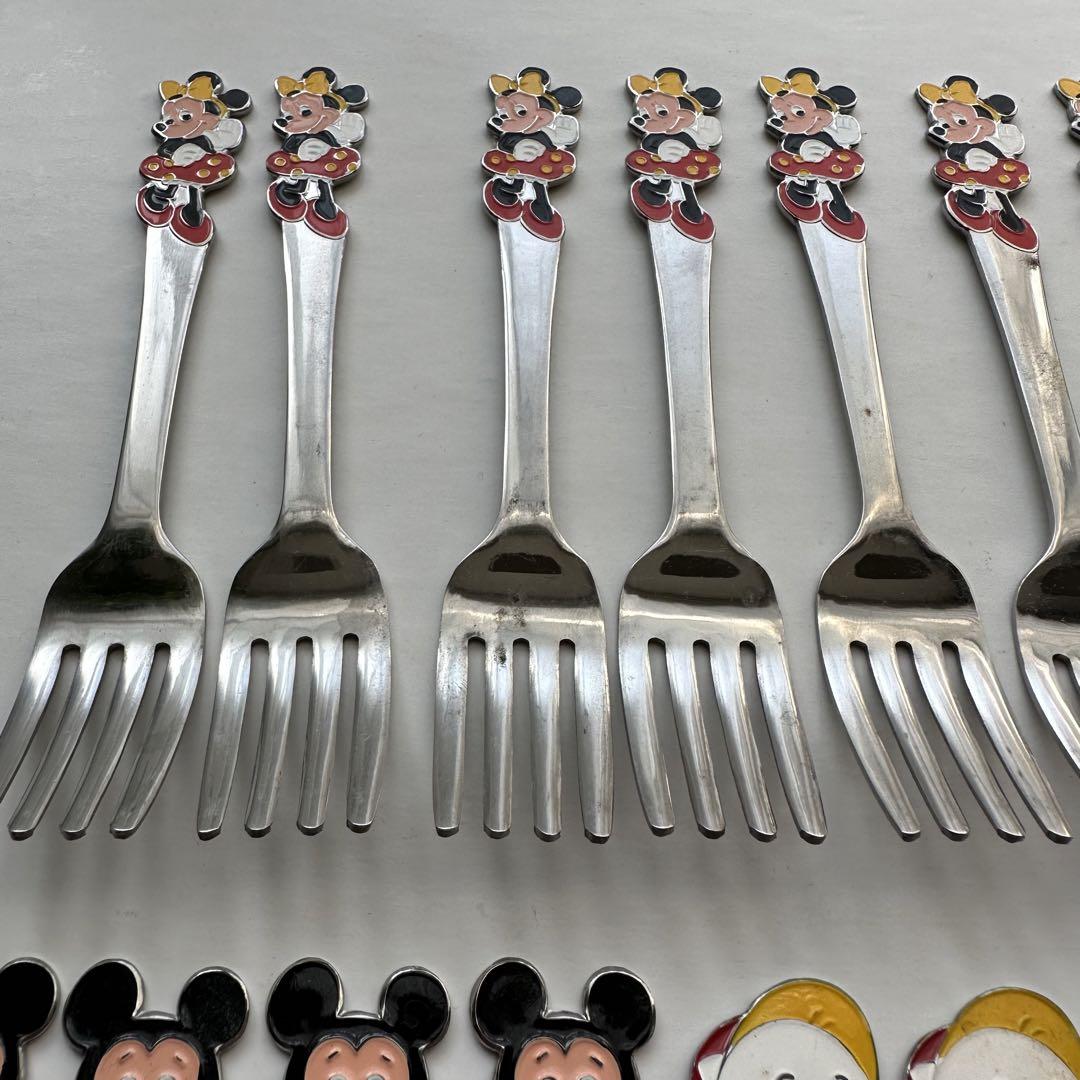 ミッキーマウス ミニー ドナルドダック ディズニー スプーン フォーク