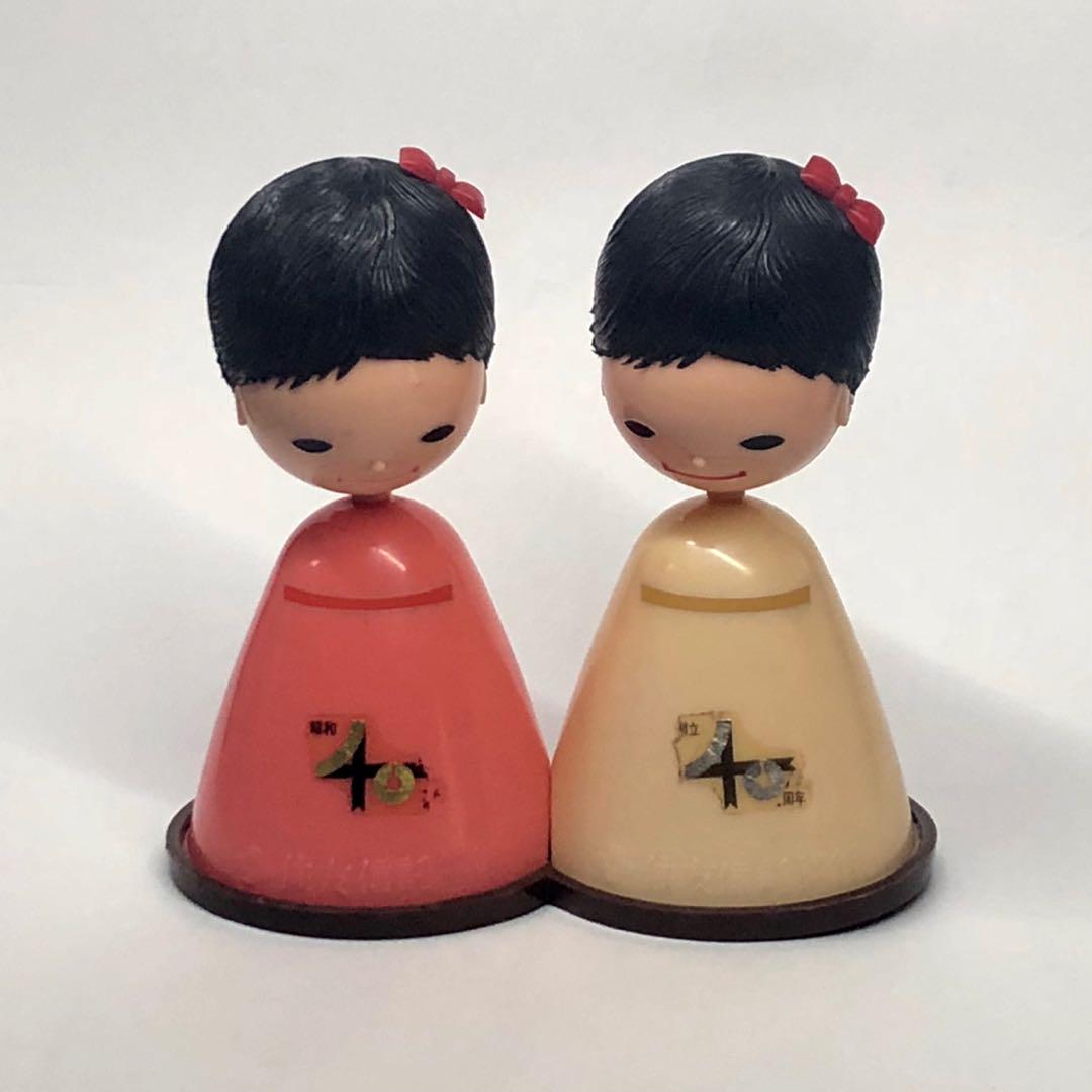 住友信託銀行昭和40年創立40周年貯金箱こけし風 : 昭和レトロ