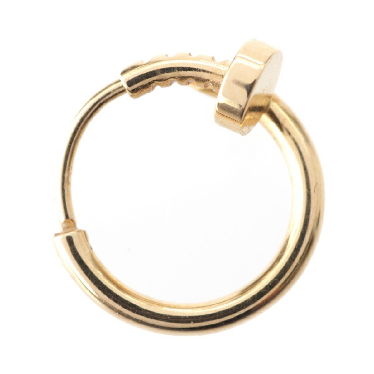 カルティエ ジュストアンクル 片耳用 シングル ピアス イヤリング