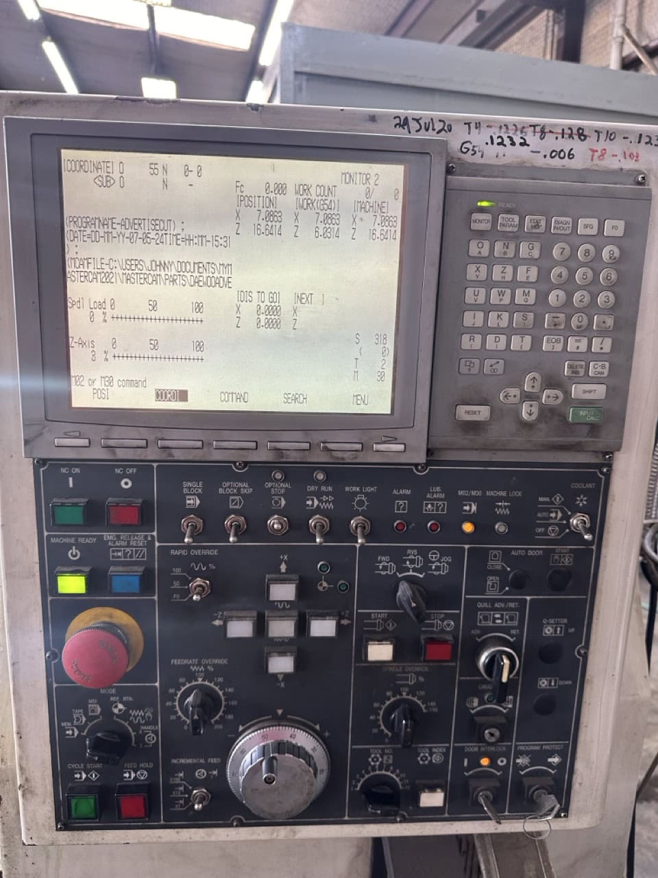 Daewoo Lynx 200L CNC lathe, 1996 - Revelation Machinery