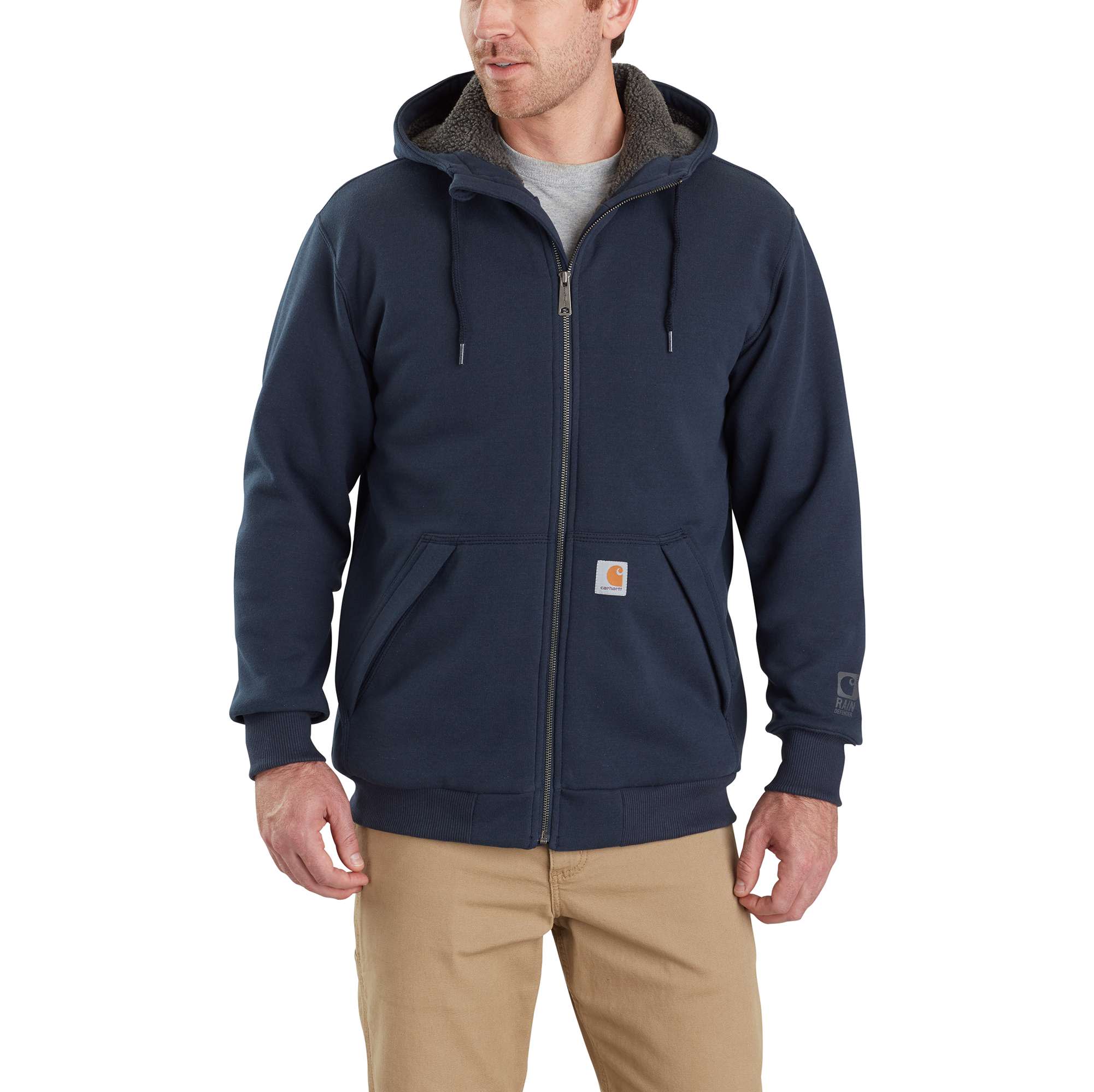 Rain Defender® Relaxed Fit Midweight Sherpa-Lined Full-Zip