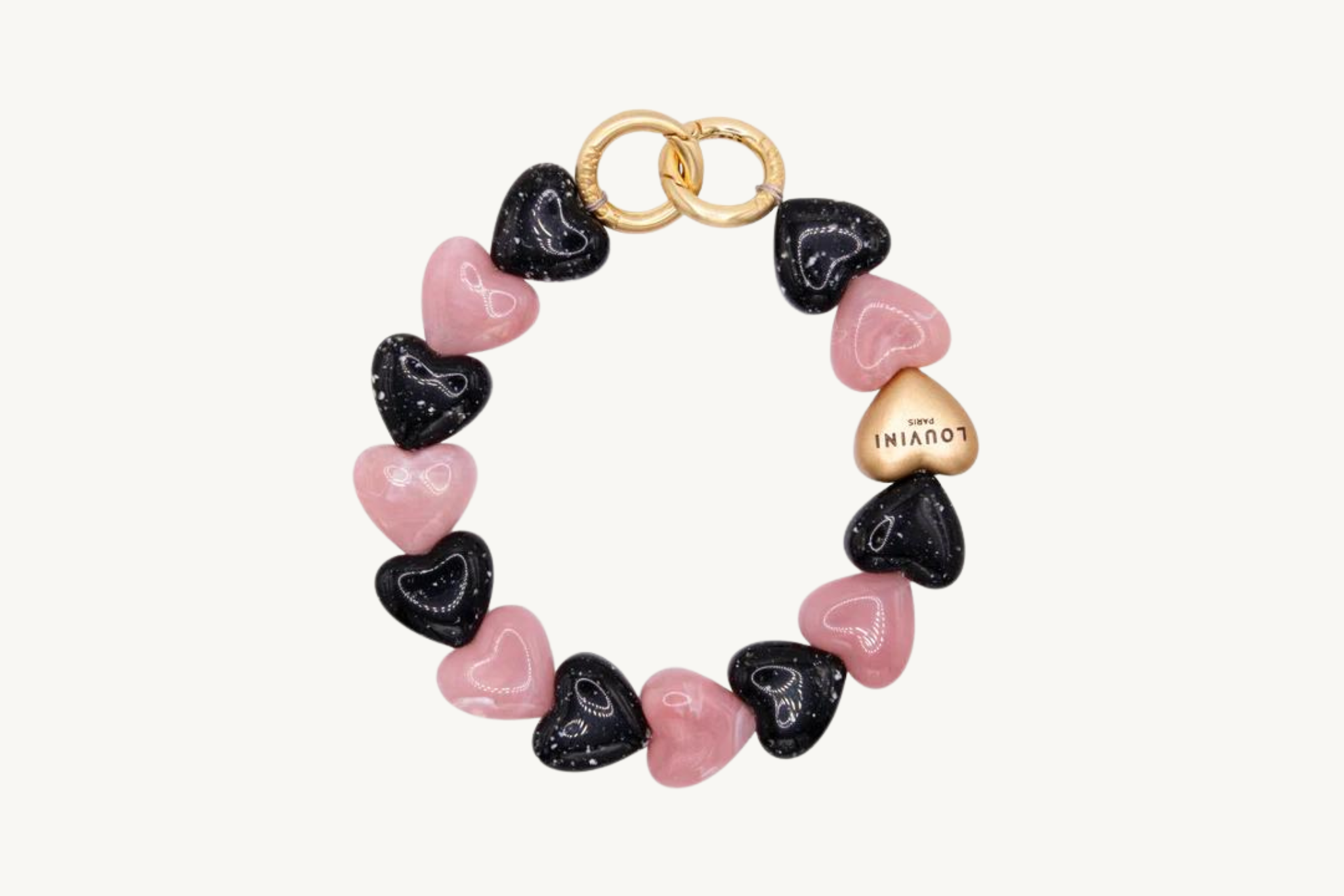 ハンドストラップ PETIT CUORE BLACK-PINK – R deco interiors