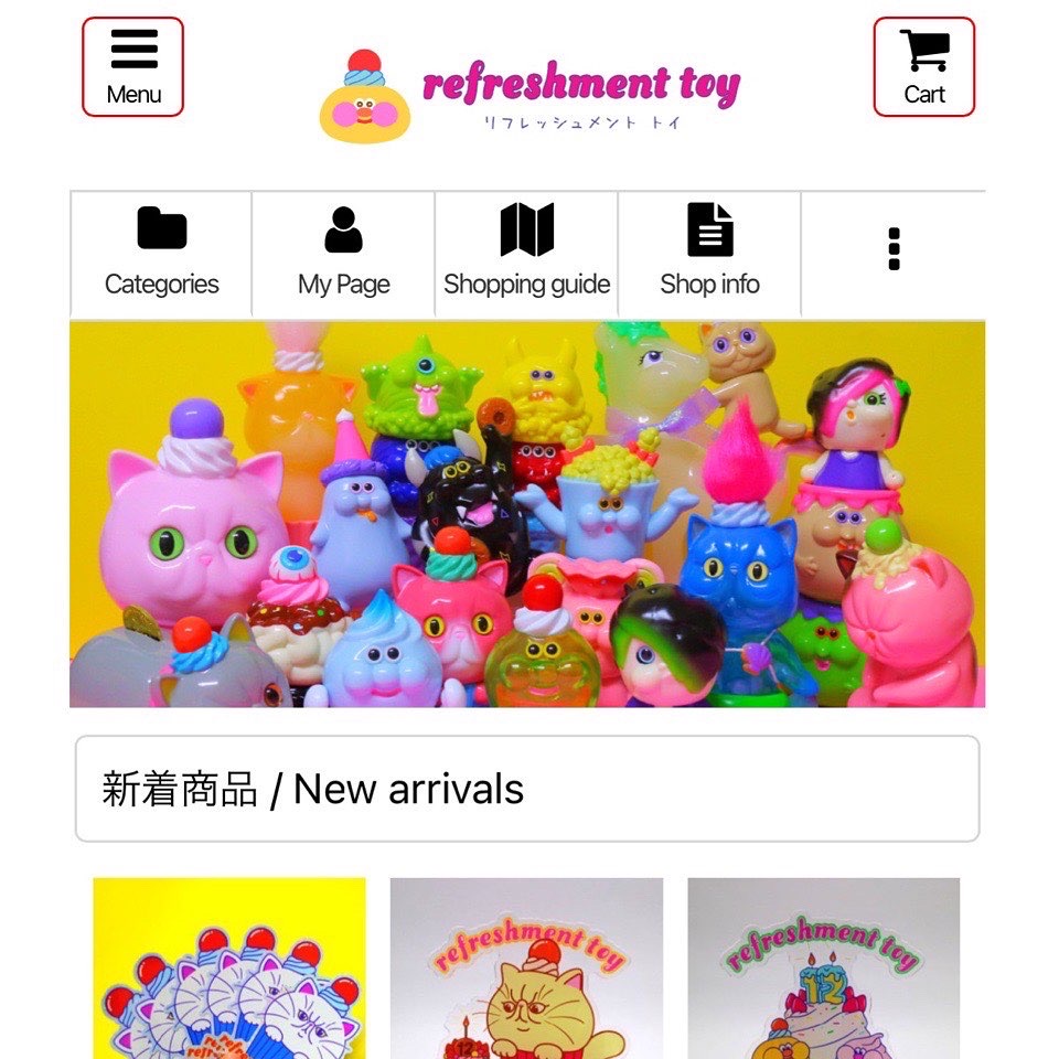 refreshmenttoy NEW Web Shop☆| refreshment toy (リフレッシュメント
