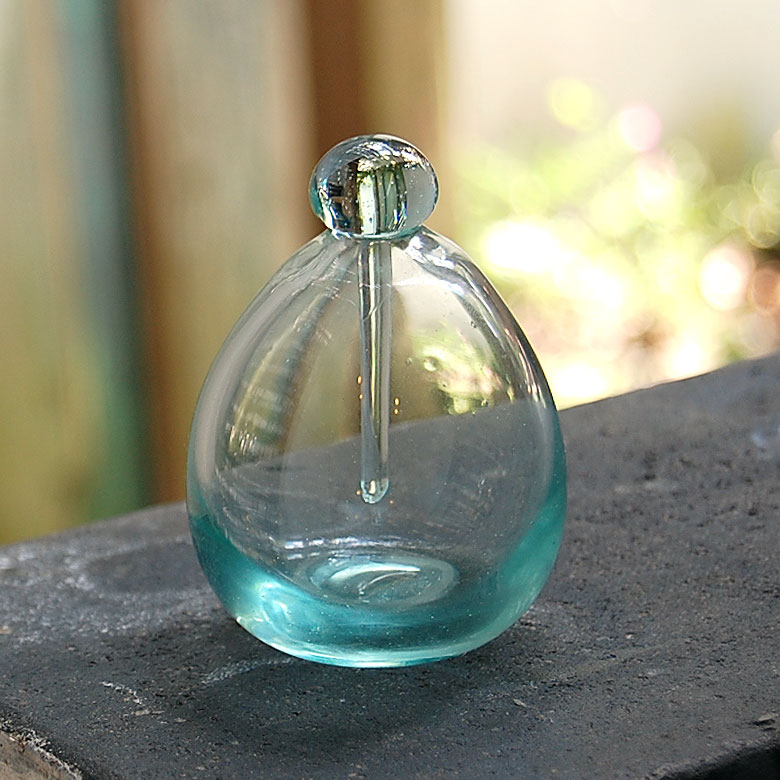 ガラスの アジアン スパボトル[Aタイプ-クリア][8281]【クリアガラス