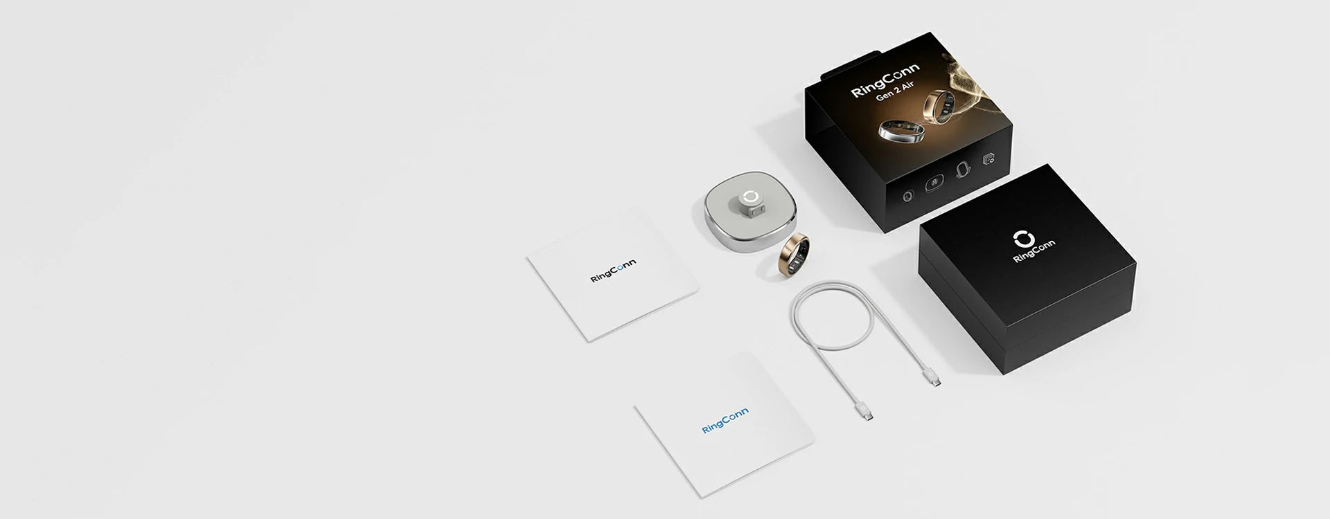 RingConn Gen 2 Air Smart Ring | 2.5g AI Health & Sleep Tracker