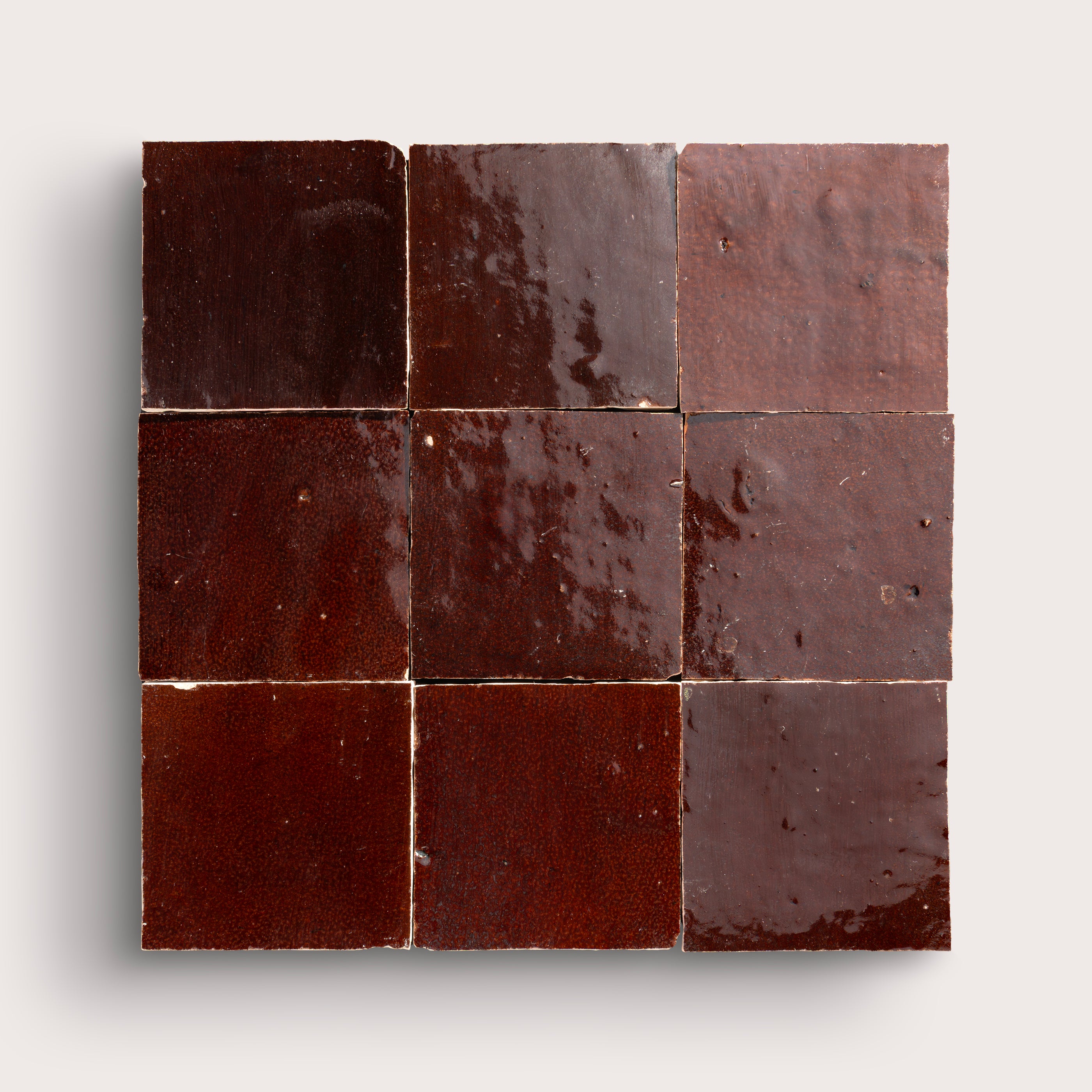 Chocolate 4x4 Zellige Tile