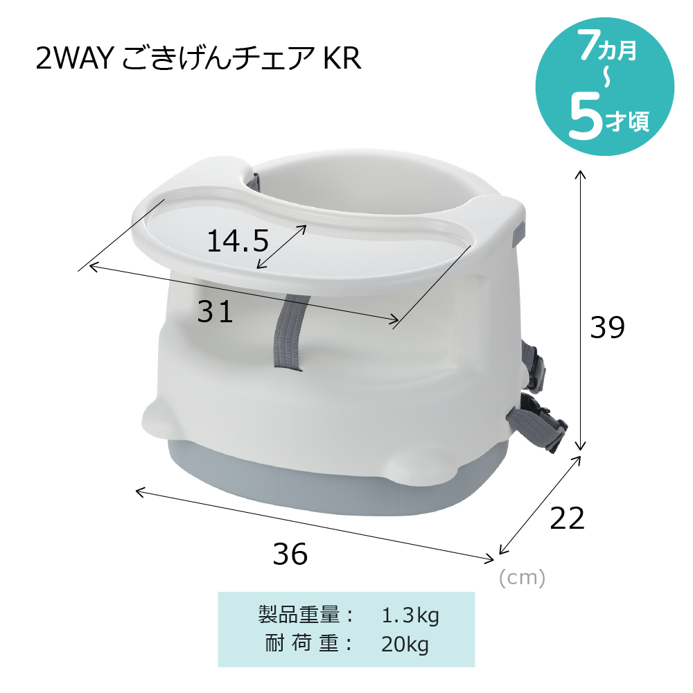 2WAYごきげんチェアKR | リッチェル公式ウェブショップ