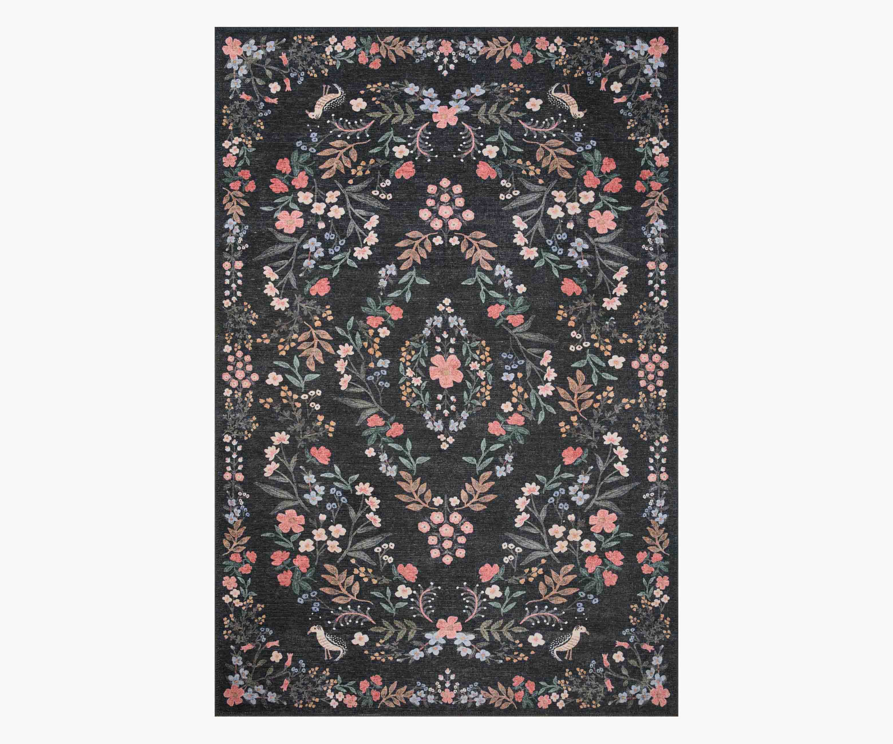 Maison Tuileries Power Loomed Rug - Black – Rifle Paper Co