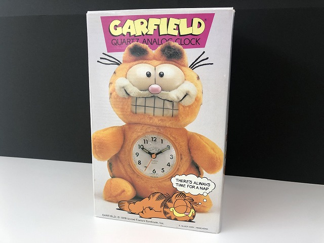 レア デッドストック 箱付き USA ヴィンテージ ガーフィールド 時計