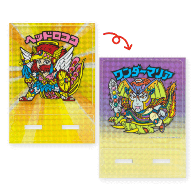 ヘッドロココ&ワンダーマリア】ビックリマン 両面アクリルスタンド