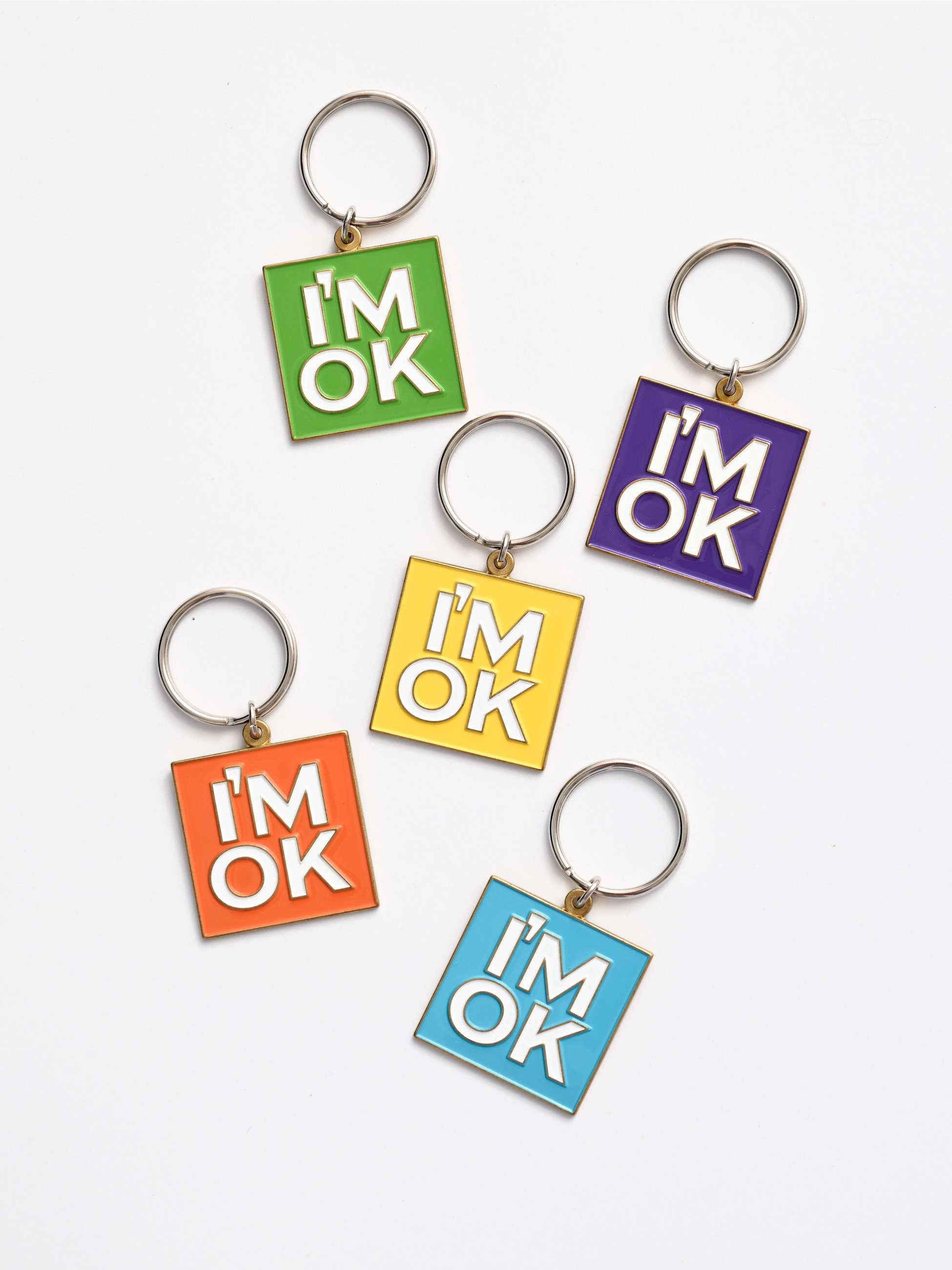 ロゴ キーリング｜I'M OK(アイムオーケー)｜Ron Herman