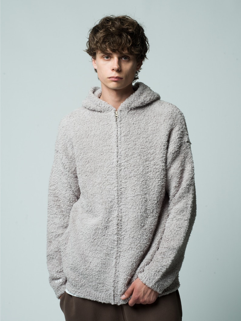 ロンハーマンロゴ コージーシック ジップフーディ｜BAREFOOT DREAMS