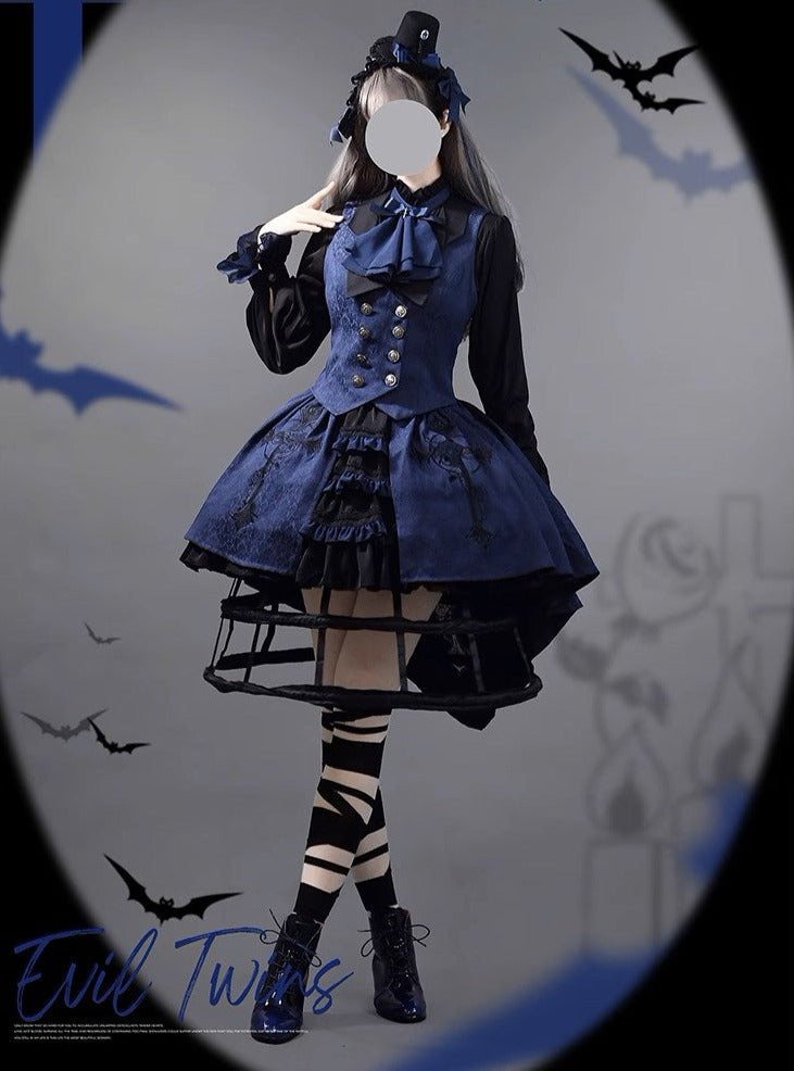 予約販売】Evil Twins ゴスロリ ブラウス・ベスト・マント・スカート