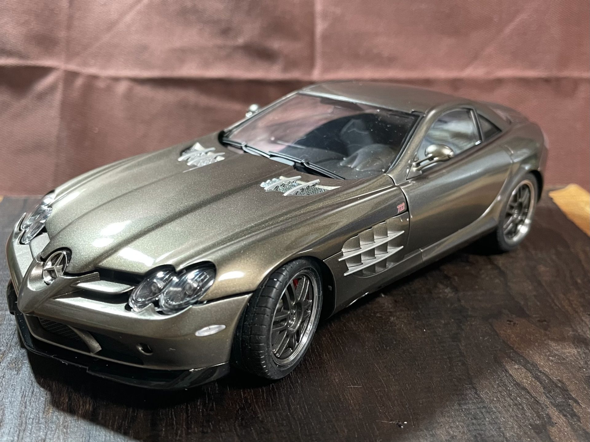 完成】1/24 メルセデス・ベンツSLRマクラーレン 722エディション