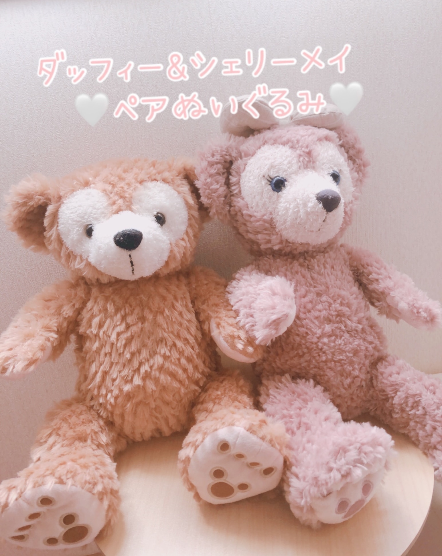 ペアセット】ダッフィー シェリーメイ Sサイズぬいぐるみ ペアセット