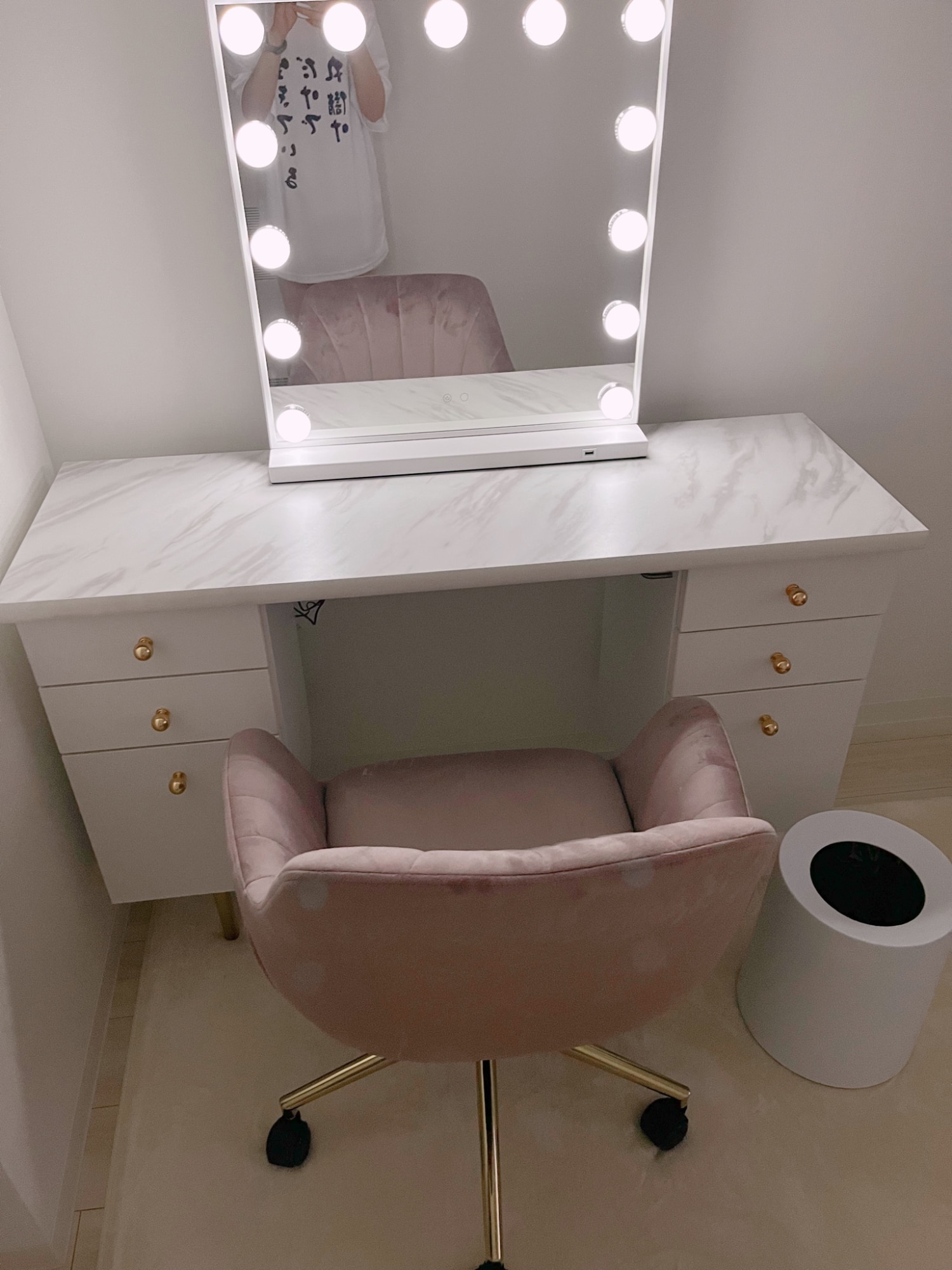 Francfranc フランフラン エルドラド ドレッサー デスク コンセント