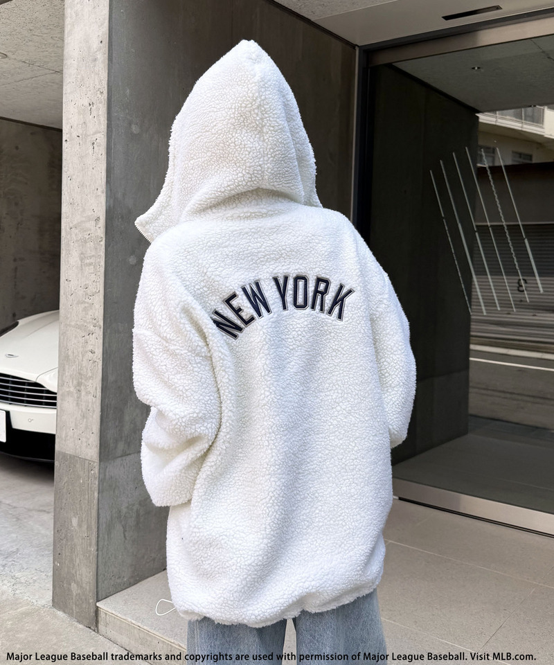 MLB】ZIPフーディーボアブルゾン｜BACK TO THE FIELD バックトゥザ