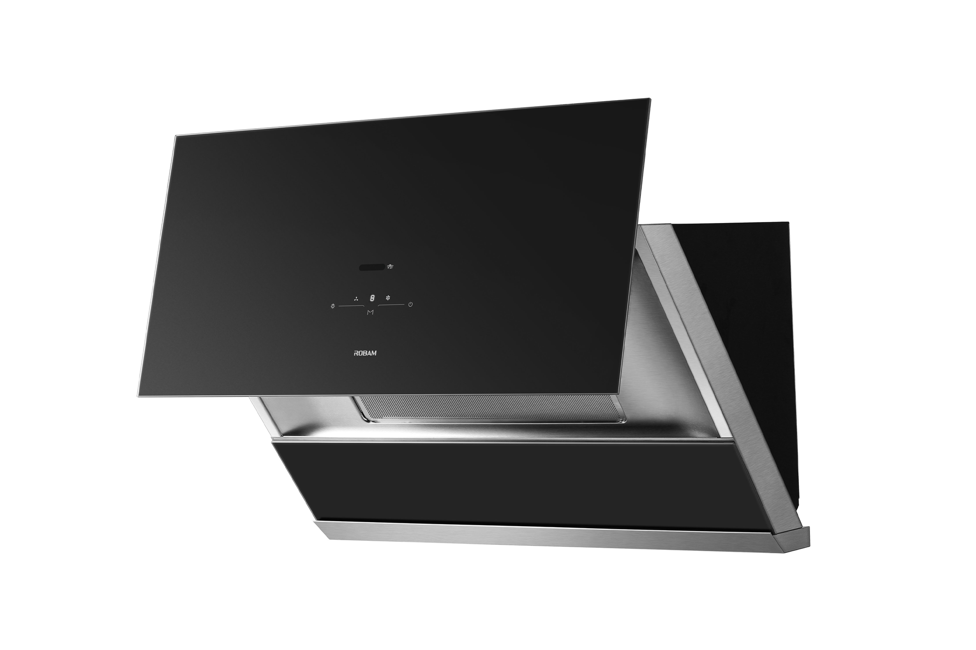 ROBAM A678S 36 Wall Mount Range Hood, 1200 Cfm Ductless Glass