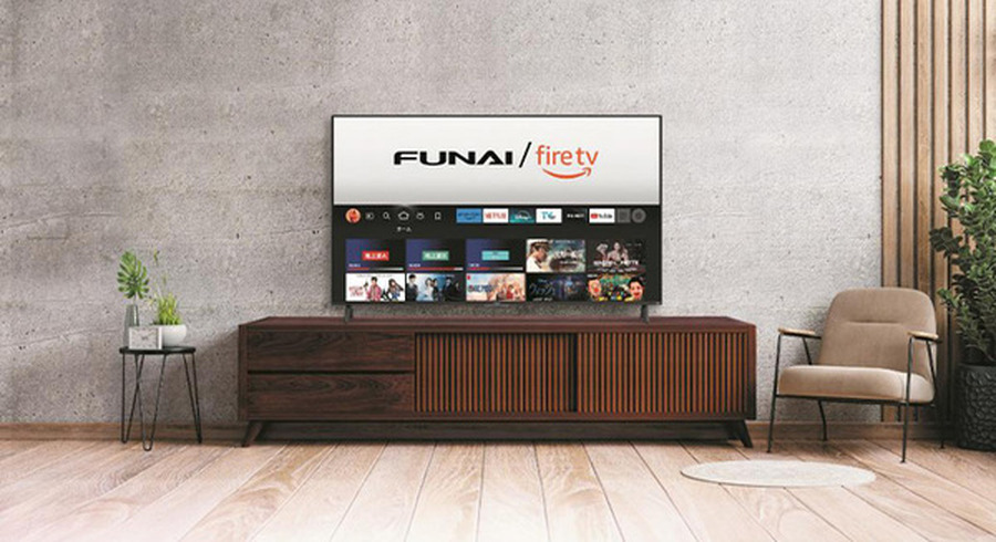 AmazonとヤマダHDが全面協力「FUNAI Fire TV搭載スマートテレビ」に新