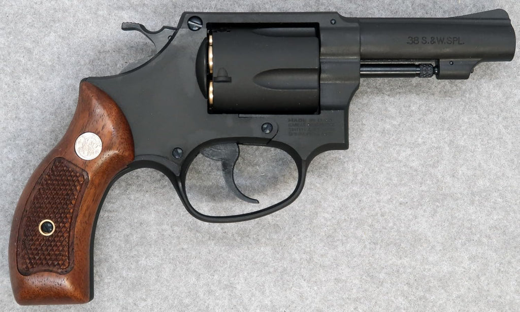 マルシン】S&W M36 3インチ 木製サービスグリップ 6mmBB Xカート式ガス