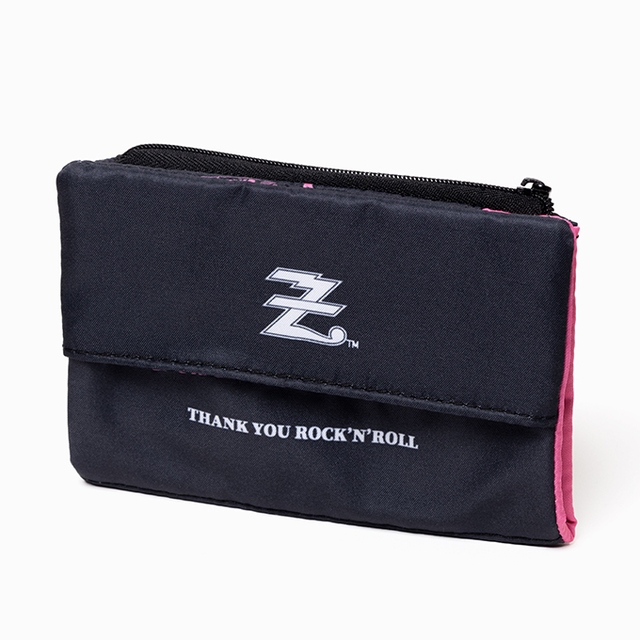 ティッシュポーチ(羽ロゴ)ピンク/ブラック｜DIAMOND MOON通信販売