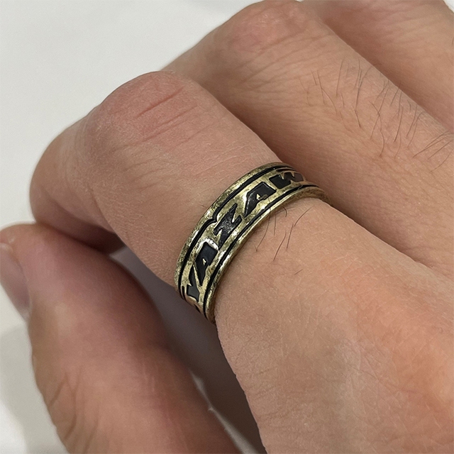 フリーサイズリング(羽ロゴ)アンティーク｜DIAMOND MOON通信販売｜矢沢