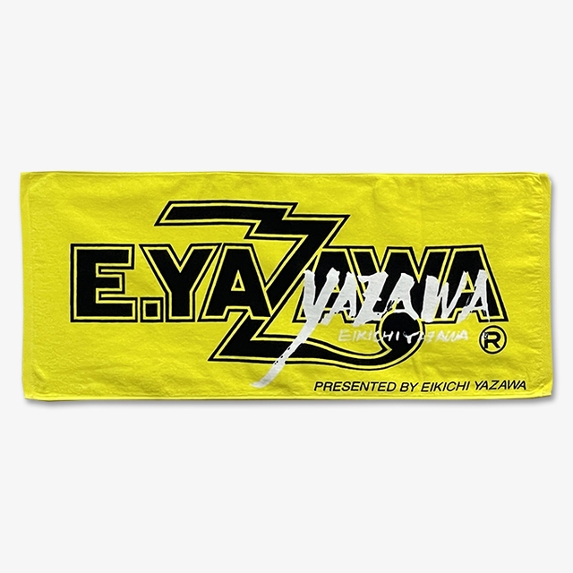 フェイスタオル(ロゴフデ)イエロー/ブラック・ホワイト｜DIAMOND MOON