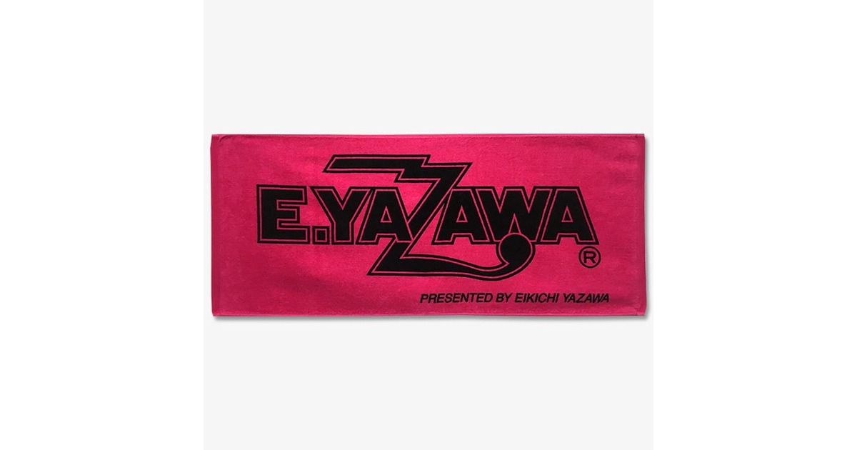 フェイスタオル(ロゴ)ピンク/ブラック｜DIAMOND MOON通信販売｜矢沢