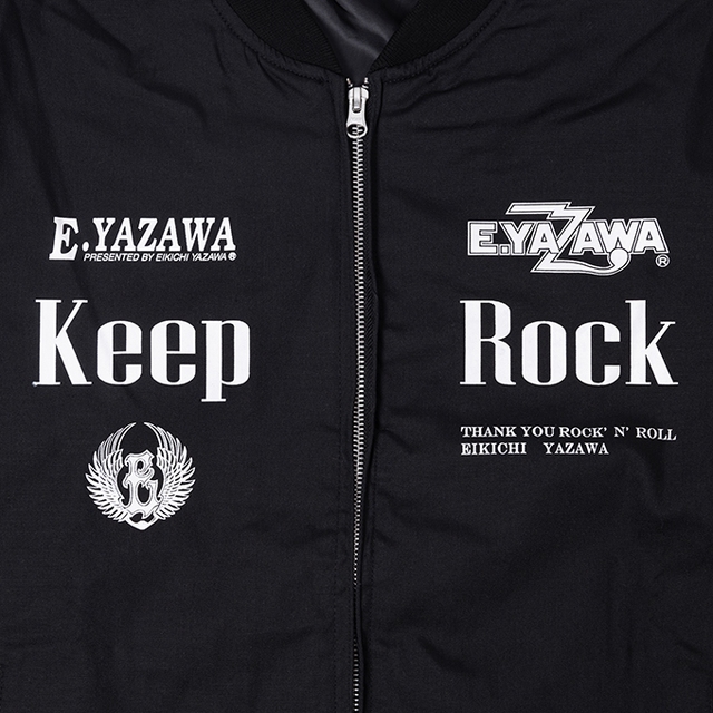 ジップアップジャケット(LOGOS)KEEP ROCK｜DIAMOND MOON通信販売｜矢沢