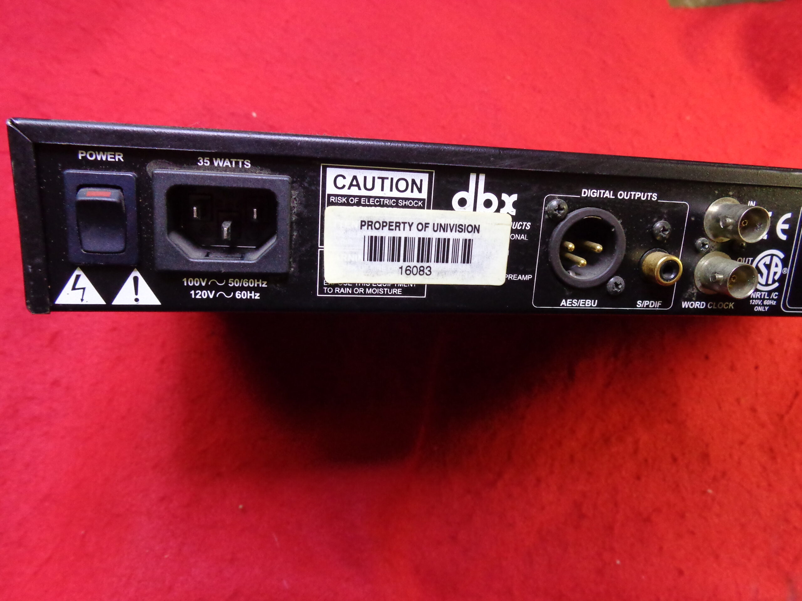 dbx 386 Dual Vaccuum Tube Preamp with Digital Out 2010s - Silver