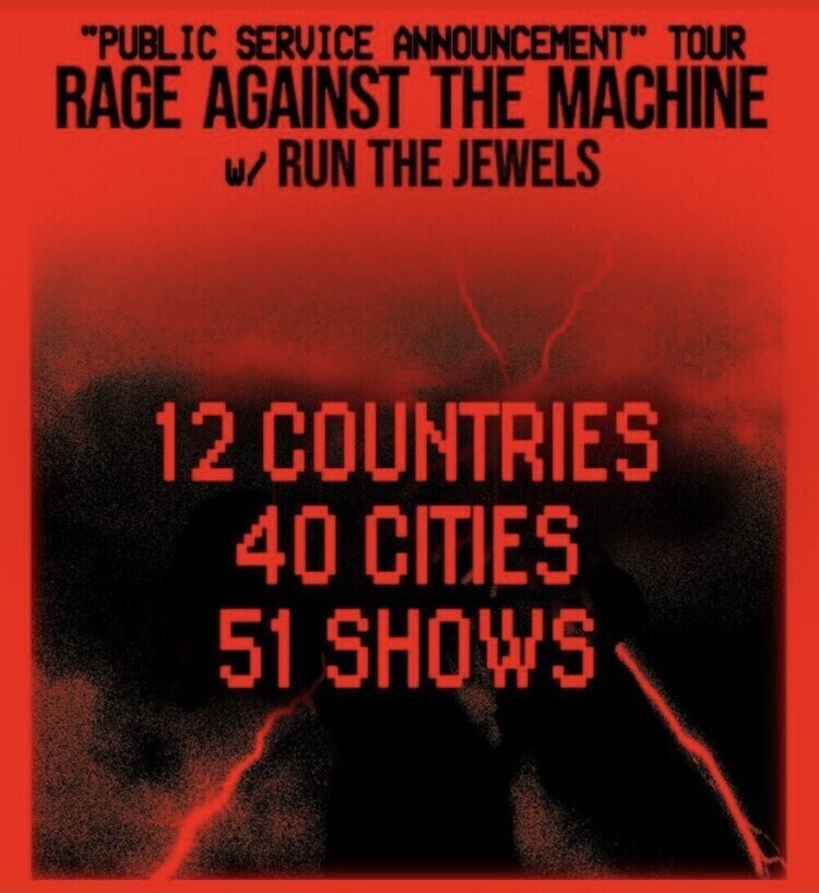 レイジ・アゲインスト・ザ・マシーンが遂に11年ぶり復活ライブ。中絶