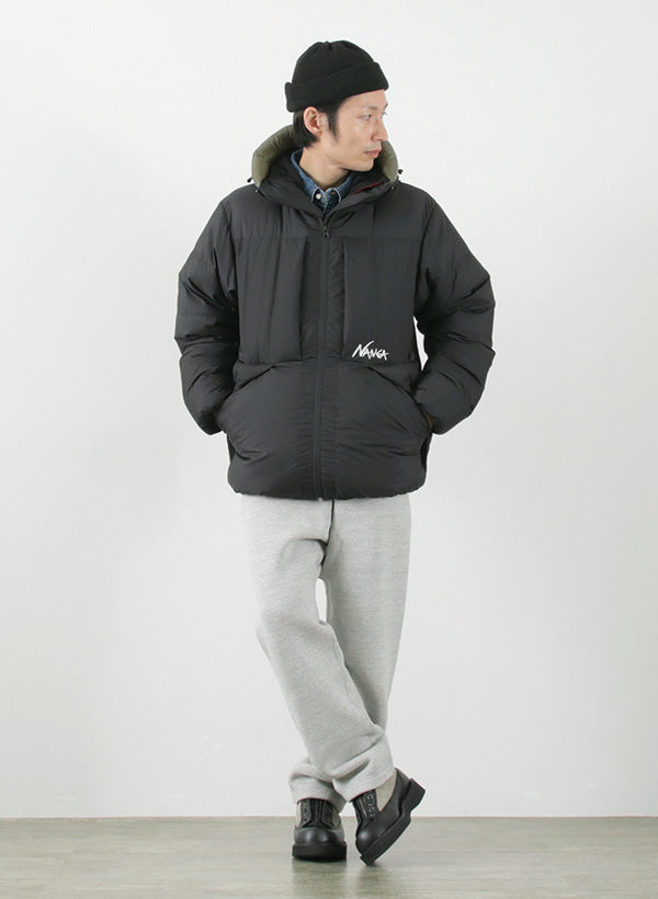 NANGA≪ナンガ≫メンズのおすすめコーデ】別注 焚火 ダウン