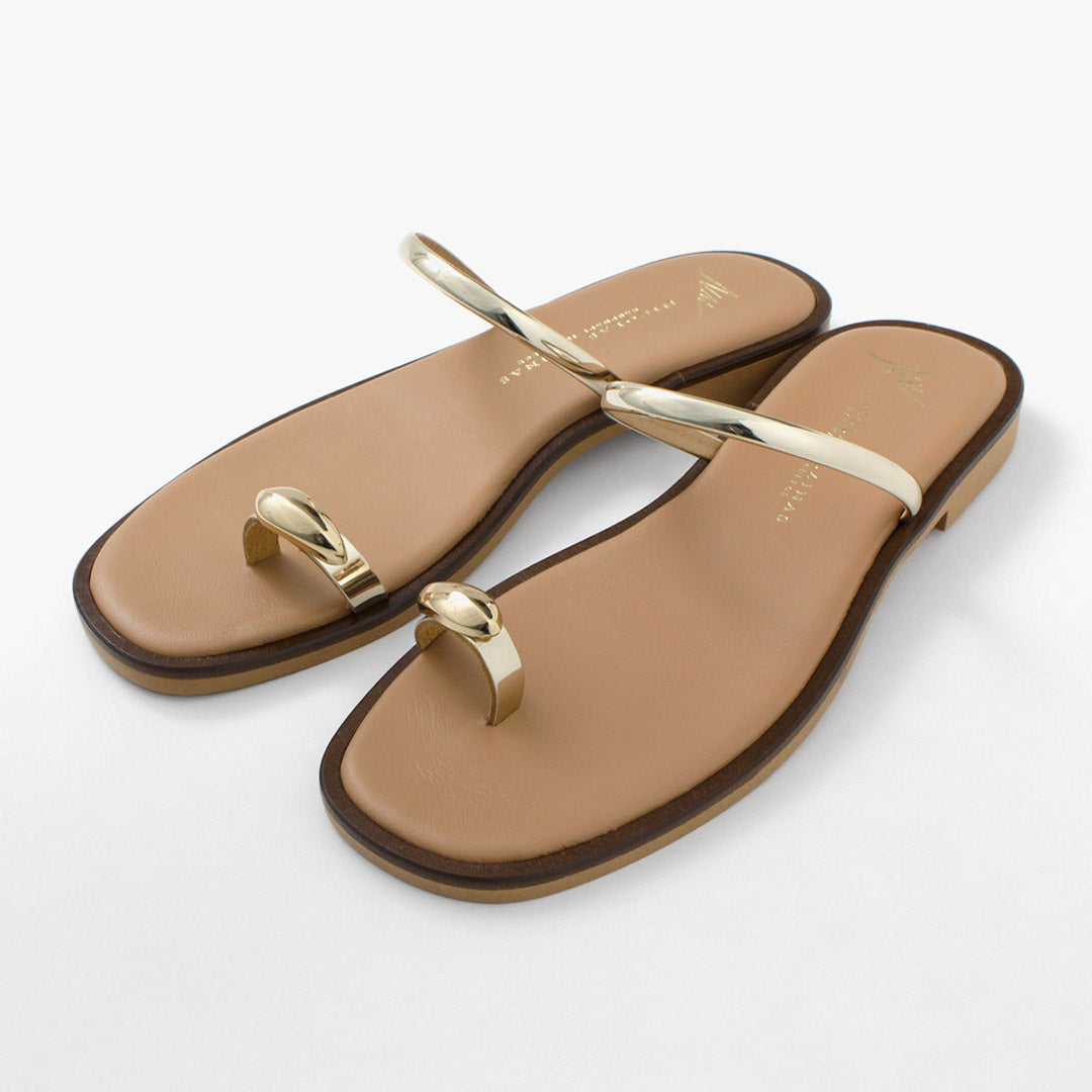 NICOLAS LAINAS（ニコラス ライナス） サムリング フラットサンダル