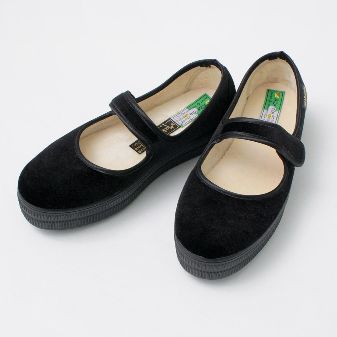 ALBEROLA（アルベローラ） ベロア メリージェーン / レディース