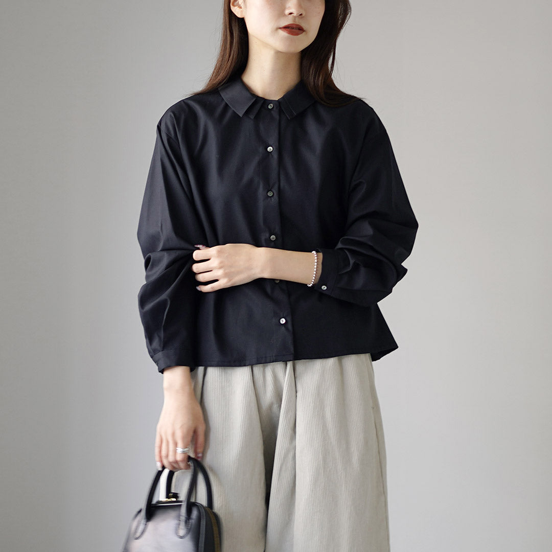 mizuiro ind（ミズイロインド） ダブルカラー シャツ / レディース