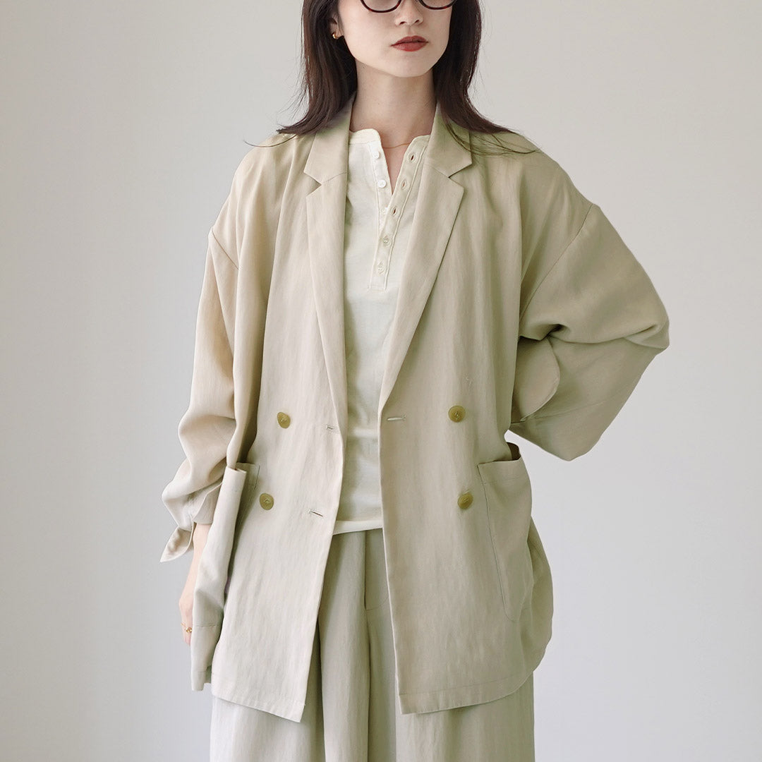 ETRE TOKYO（エトレトウキョウ） ダブルブレストエアリージャケット