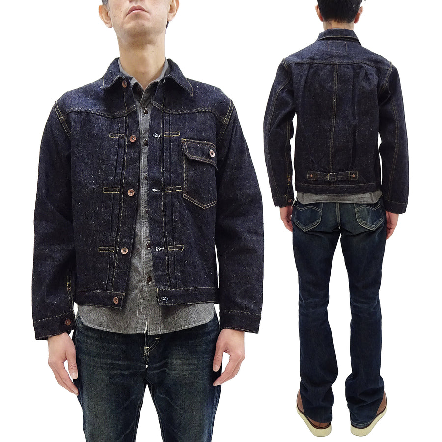 Samurai Jeans Denim Jacket S556VX Men's Type 1 Style 17 Oz. Denim