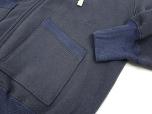 TOYS McCOY Men's Heavyweight Full Zip Hoodie - Vintage-Style Zip