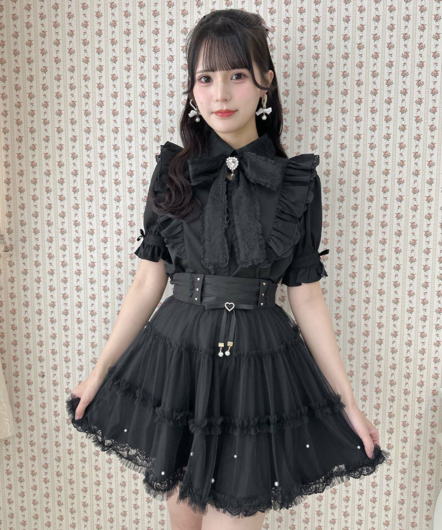 ボウタイフリルブラウス | Rlab store