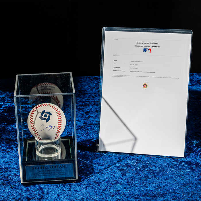 じゃりんこ】大谷翔平 WBC公式球 直筆サインボール MLB公式 じゃりんこ