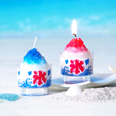 あの頃の夏がよみがえる！真夏の定番「かき氷」がミニチュアキャンドル